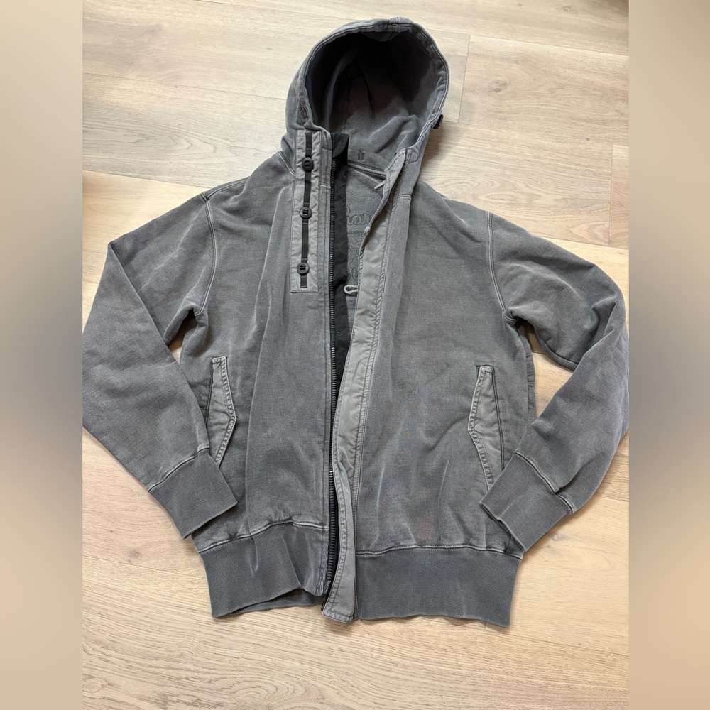Maharishi Clothing Grey Sweater Y2K Streetwear